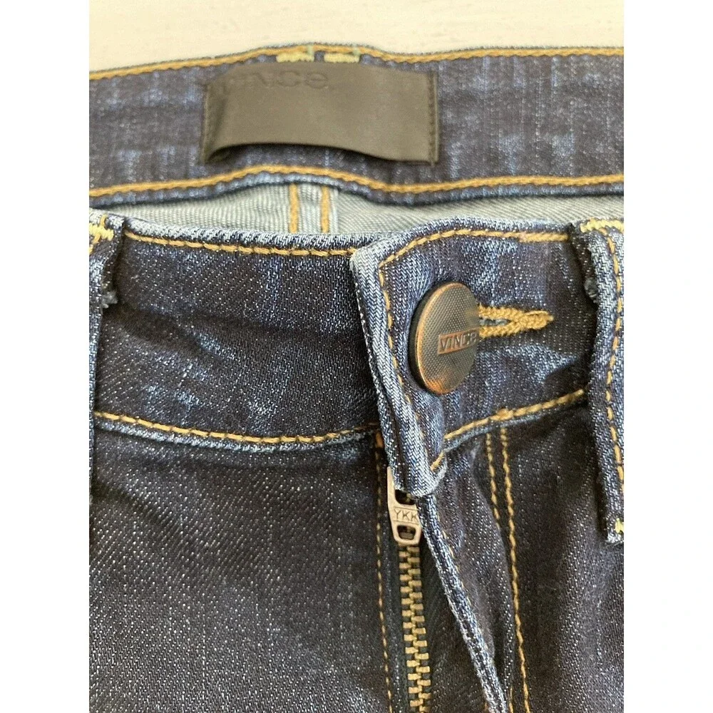 Vince Dylan Skinny Jeans Womens 25 Blue Low Rise Stretch Denim DV195-2096 USA